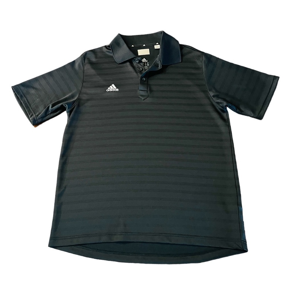 ADIDAS MENS BLACK SHORT SLEEVE ATHLETIC SHIRT SIZE MEDIUM